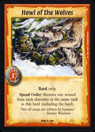 Howl of the Wolves - Foil